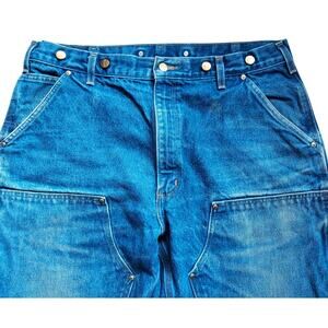 Carhartt Double Knee Original Dungaree Fit Men's Logger Pants B07 DNM Size 38X30